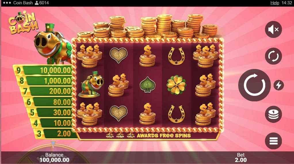 Coin Bash Slot Game Free Play at Casino Ireland 01