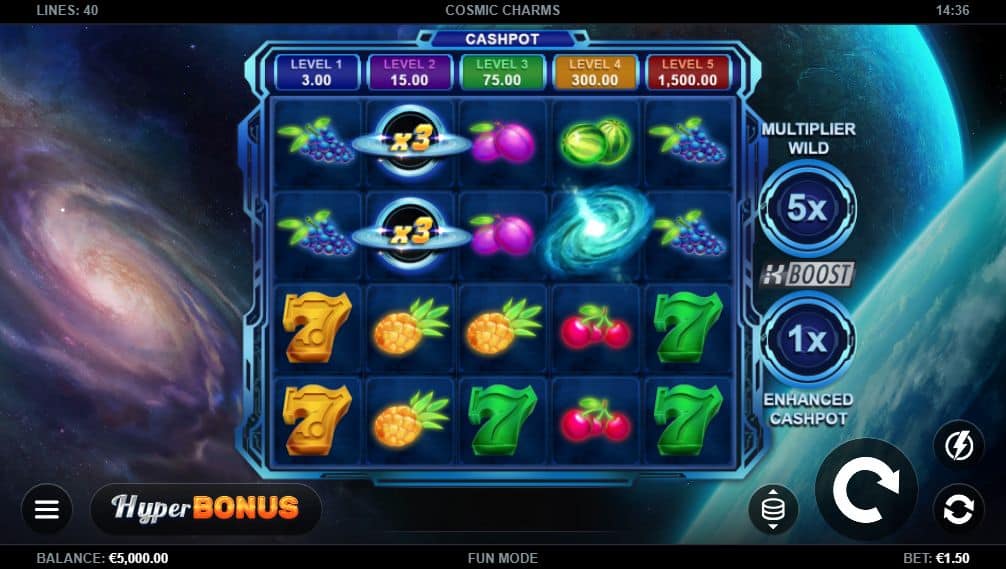 Cosmic Charms Slot Game Free Play at Casino Ireland 01