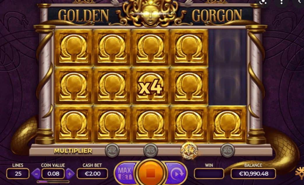 Golden Gorgon Slot Game Free Play at Casino Ireland 01