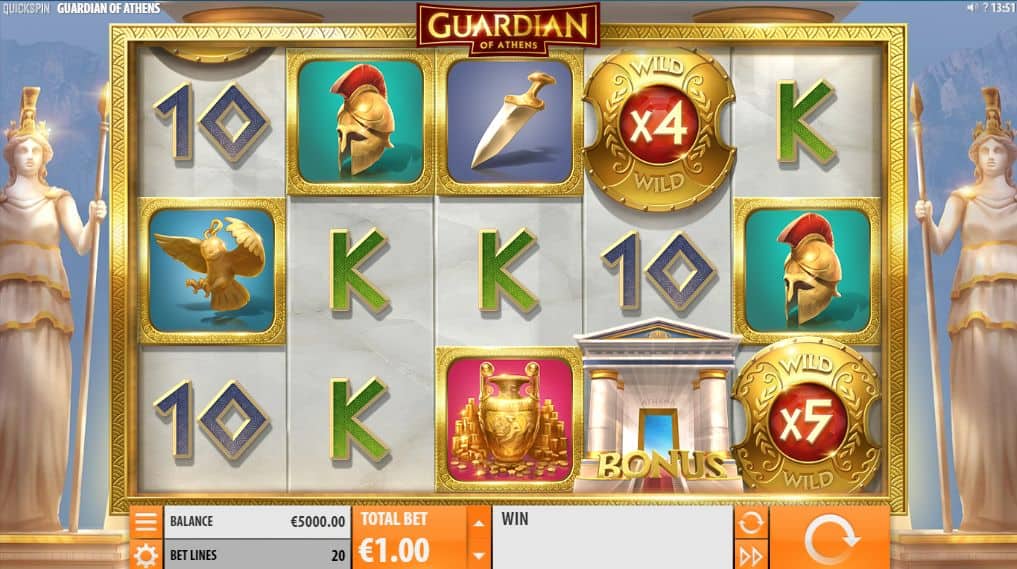 Guardian of Athens Slot Game Free Play at Casino Ireland 01
