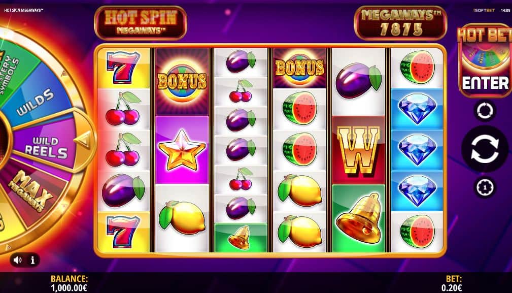 Hot Spin Megaways Slot Game Free Play at Casino Ireland 01