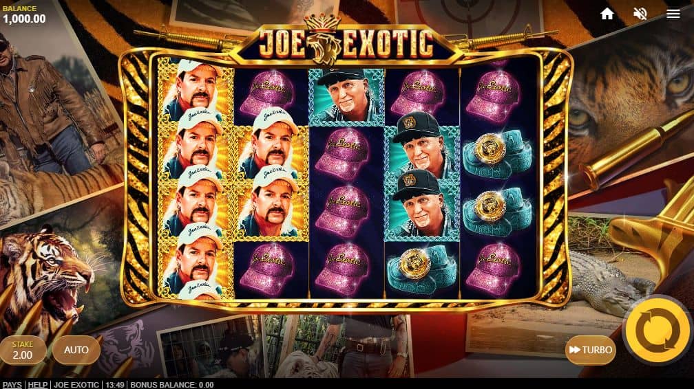 Joe Exotic Slot Game Free Play at Casino Ireland 01