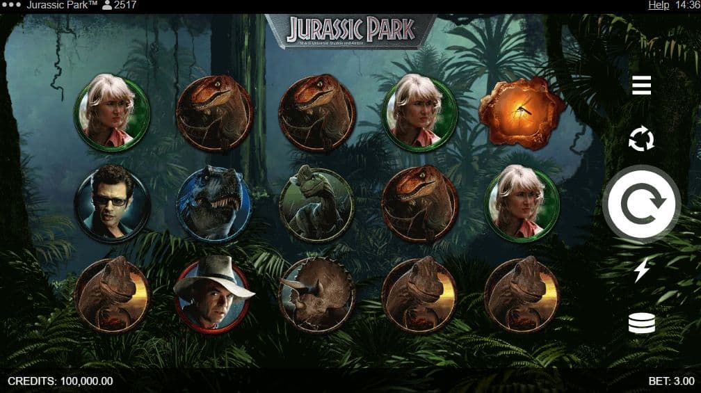 Jurassic Park Slot Game Free Play at Casino Ireland 01