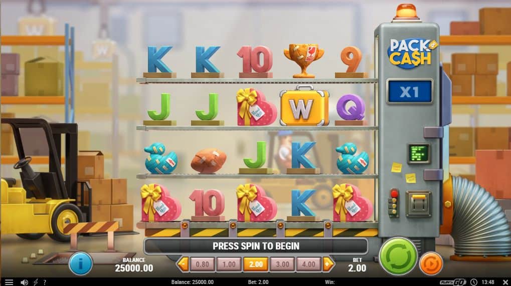 Pack and Cash Slot Game Free Play at Casino Ireland 01