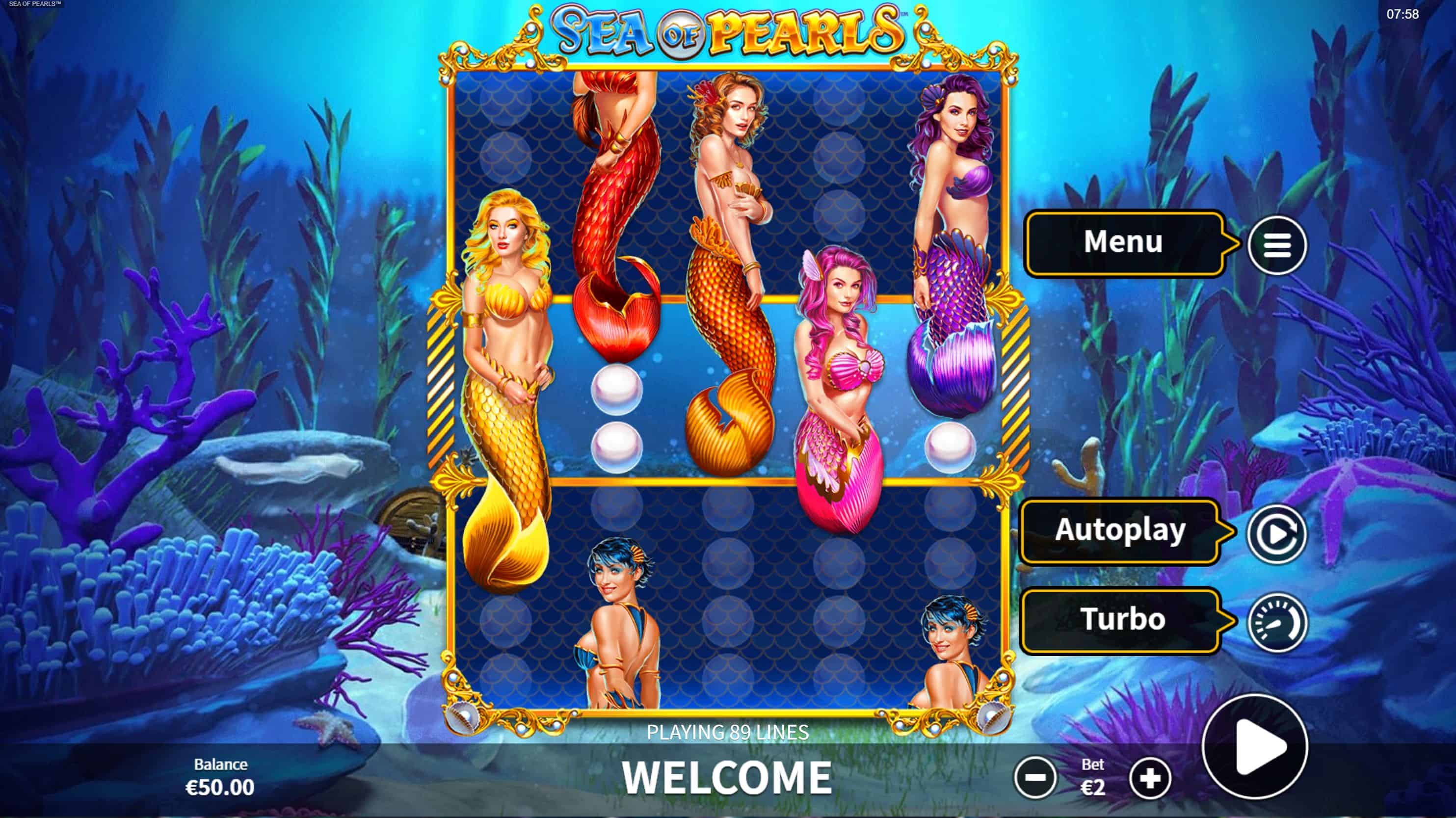 Sea of Pearls Slot Game Free Play at Casino Ireland 01