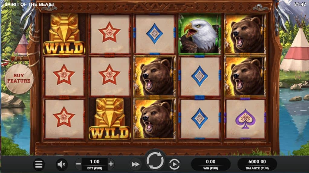 Spirit of the Beast Slot Game Free Play at Casino Ireland 01