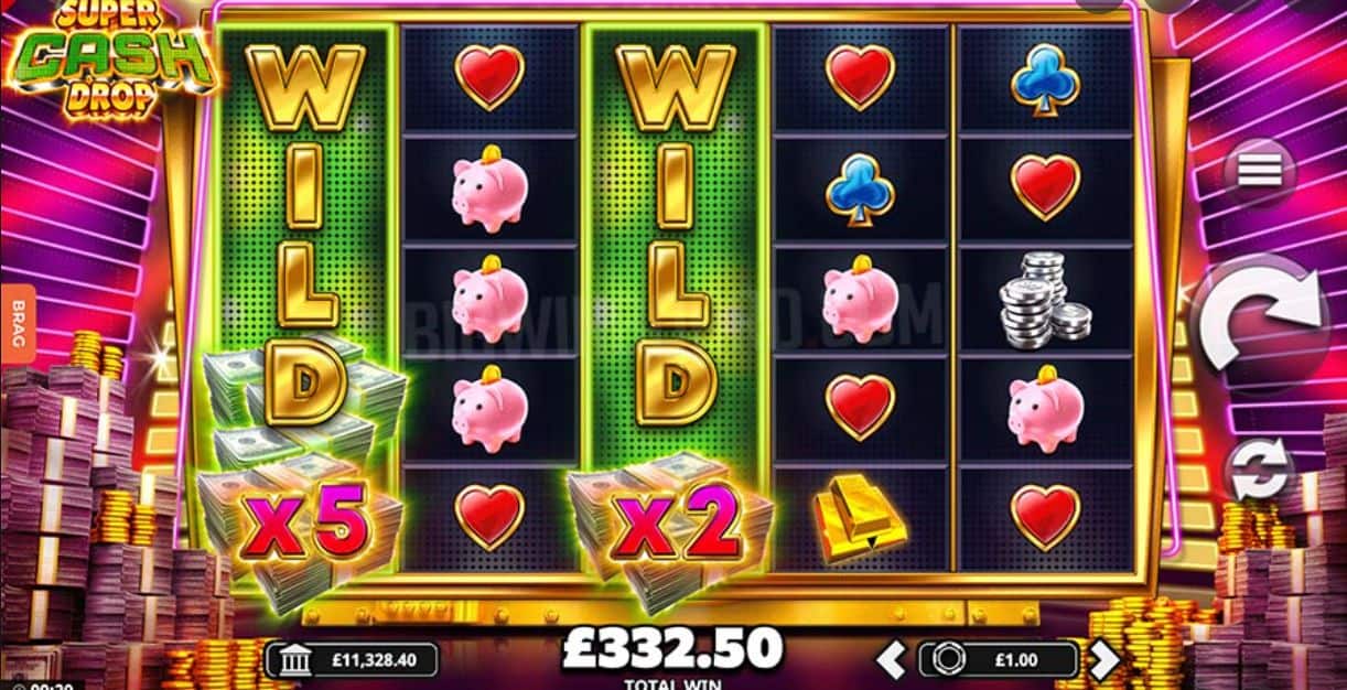 Super Cash Drop Slot Game Free Play at Casino Ireland 01