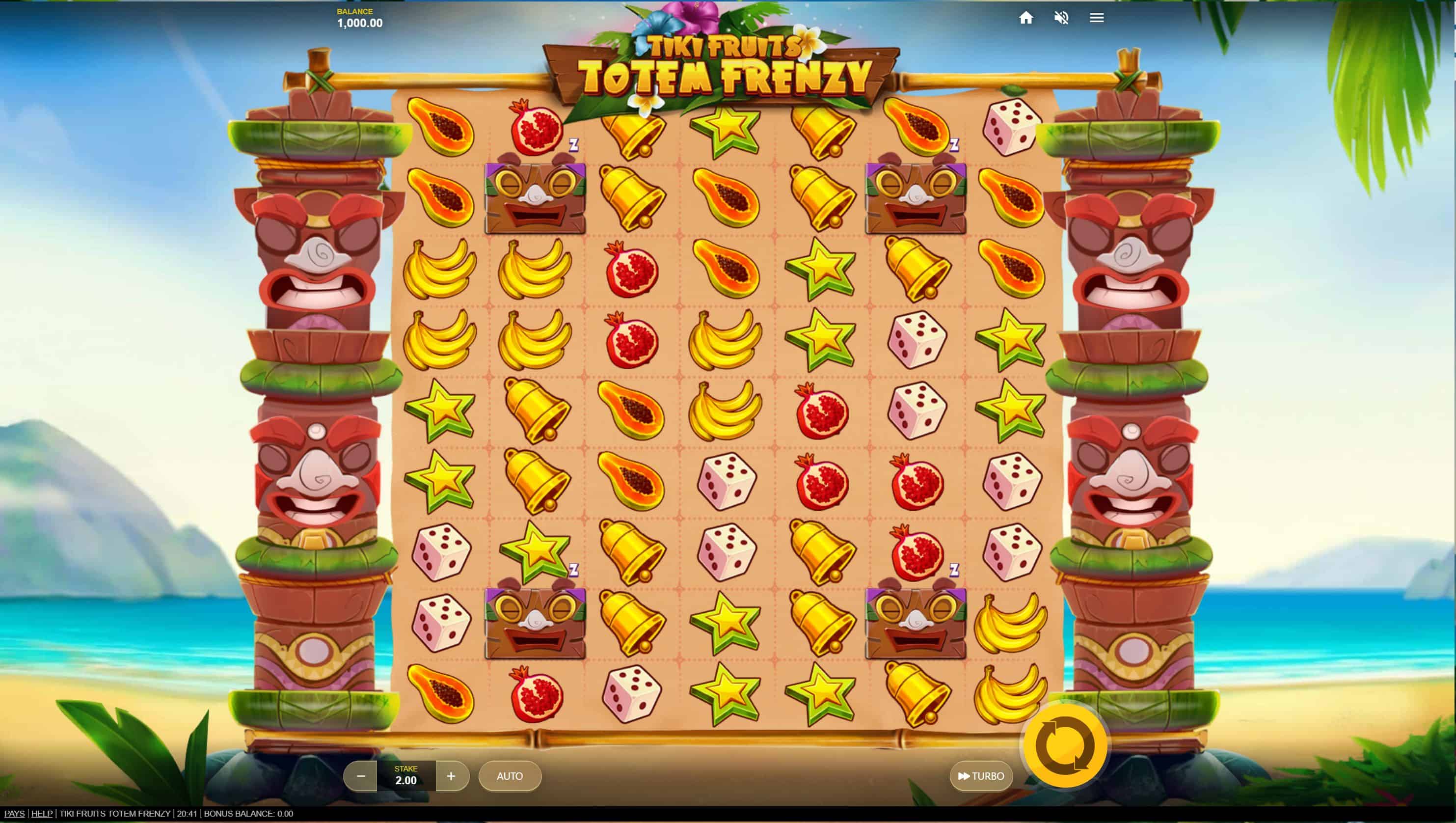 Tiki Fruits Totem Frenzy Slot Game Free Play at Casino Ireland 01