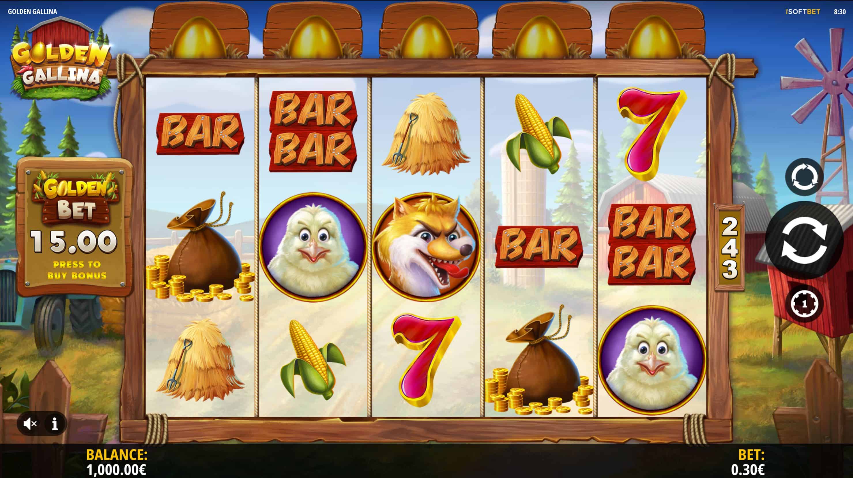 Golden Gallina Slot Game Free Play at Casino Ireland 01