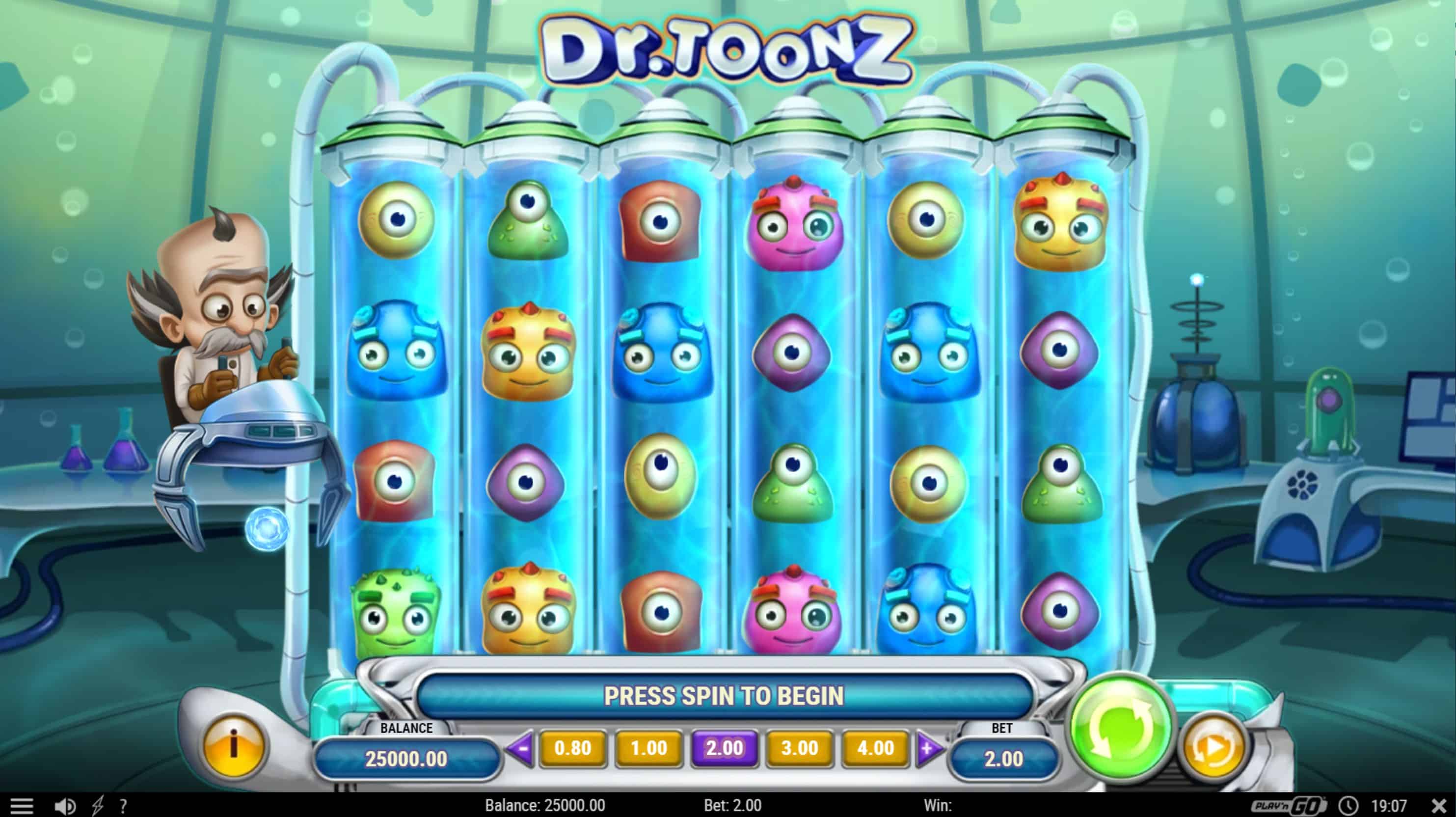 Dr Toonz Slot Game Free Play at Casino Ireland 01