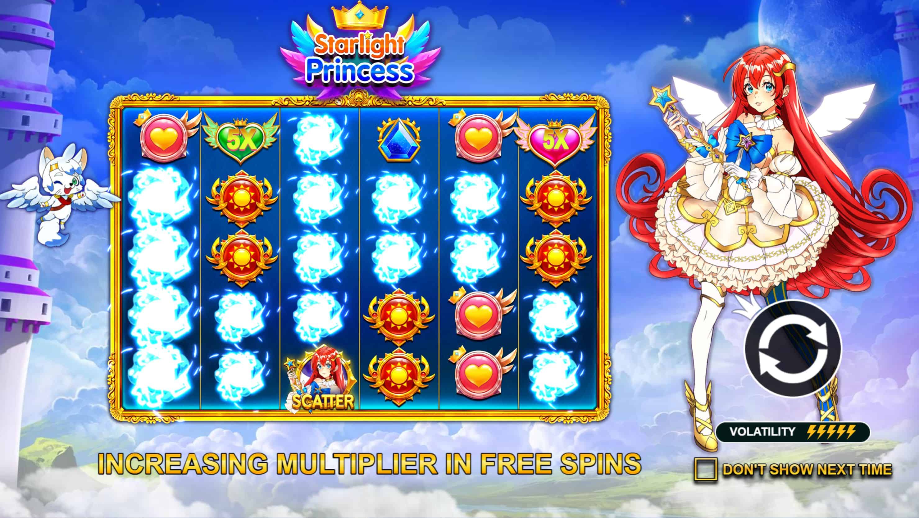 Starlight Princess Slot Game Free Play at Casino Ireland 01