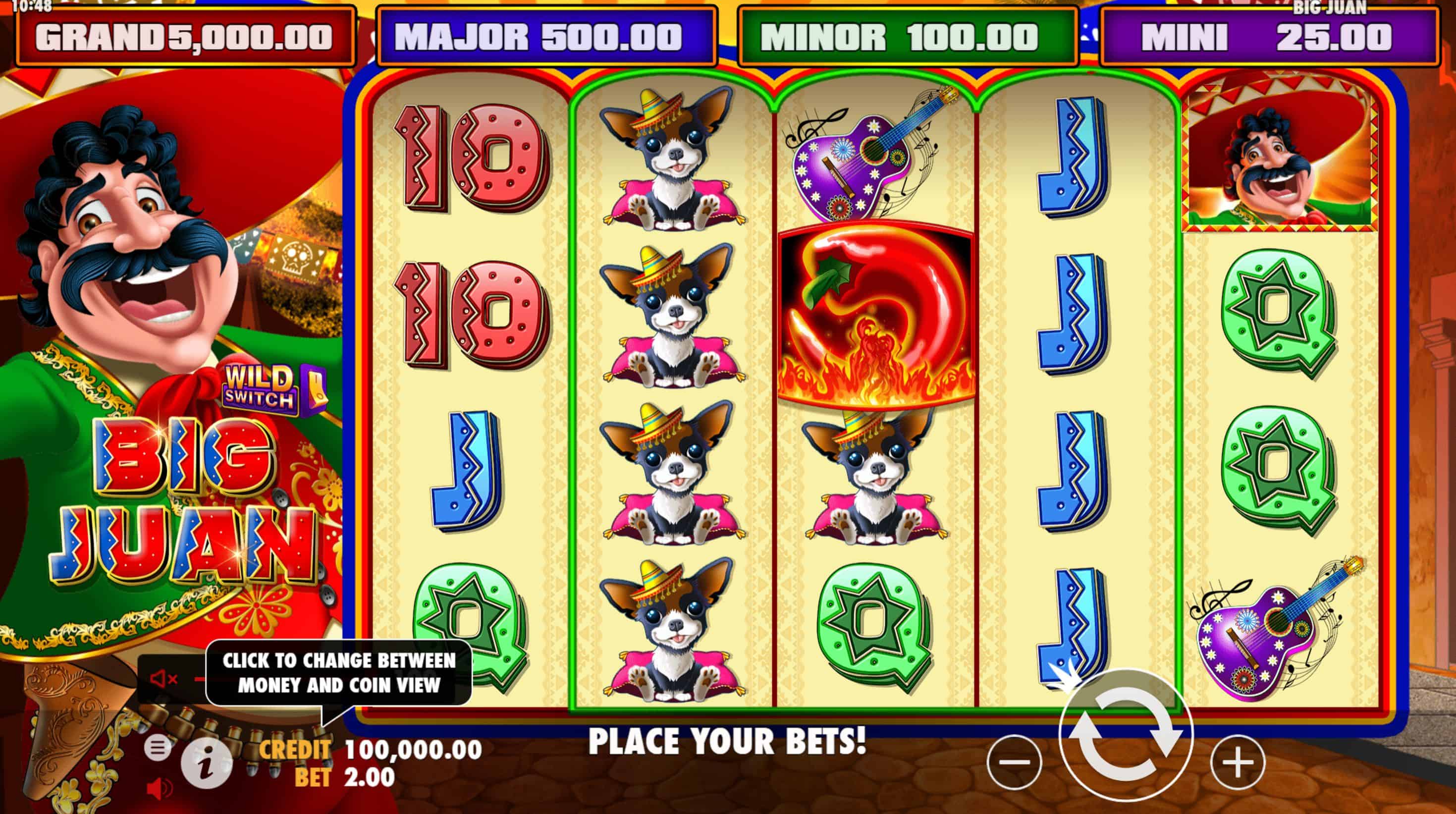Big Juan Slot Game Free Play at Casino Ireland 01