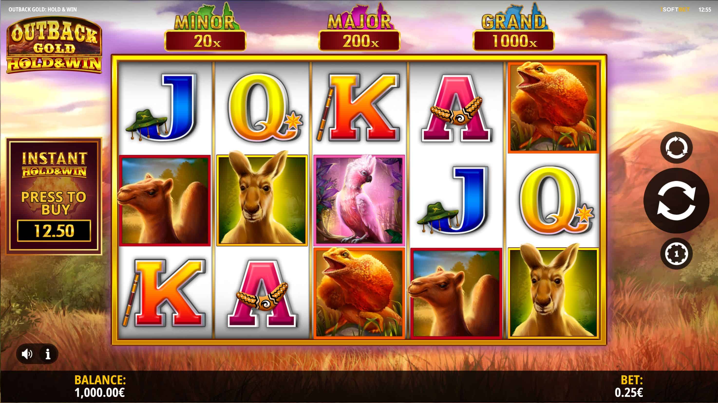 Outback Gold Hold and Win Slot Game Free Play at Casino Ireland 01