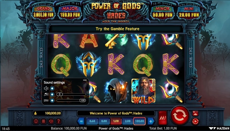 Power of Gods Hades Slot Game Free Play at Casino Ireland 01
