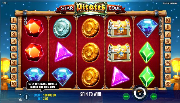 Star Pirates Code Slot Game Free Play at Casino Ireland 01
