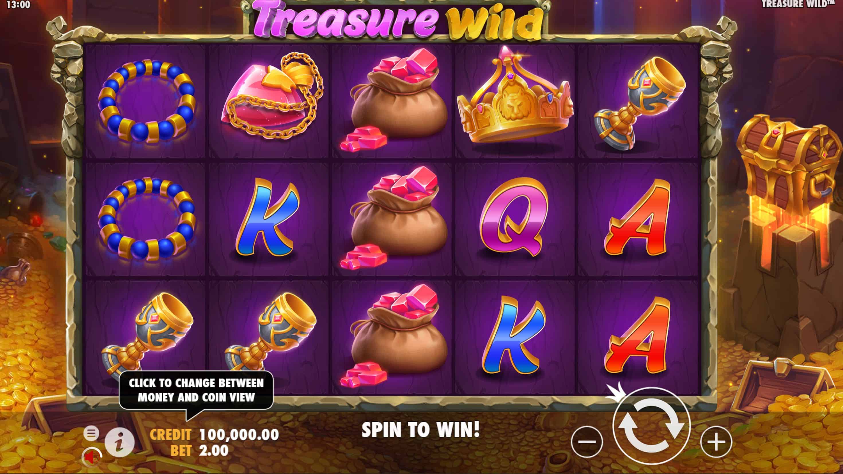 Treasure Wild Slot Game Free Play at Casino Ireland 01