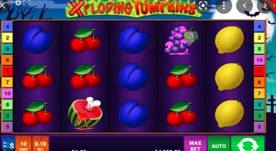 Xploding Pumpkins Slot Game Free Play at Casino Ireland 01