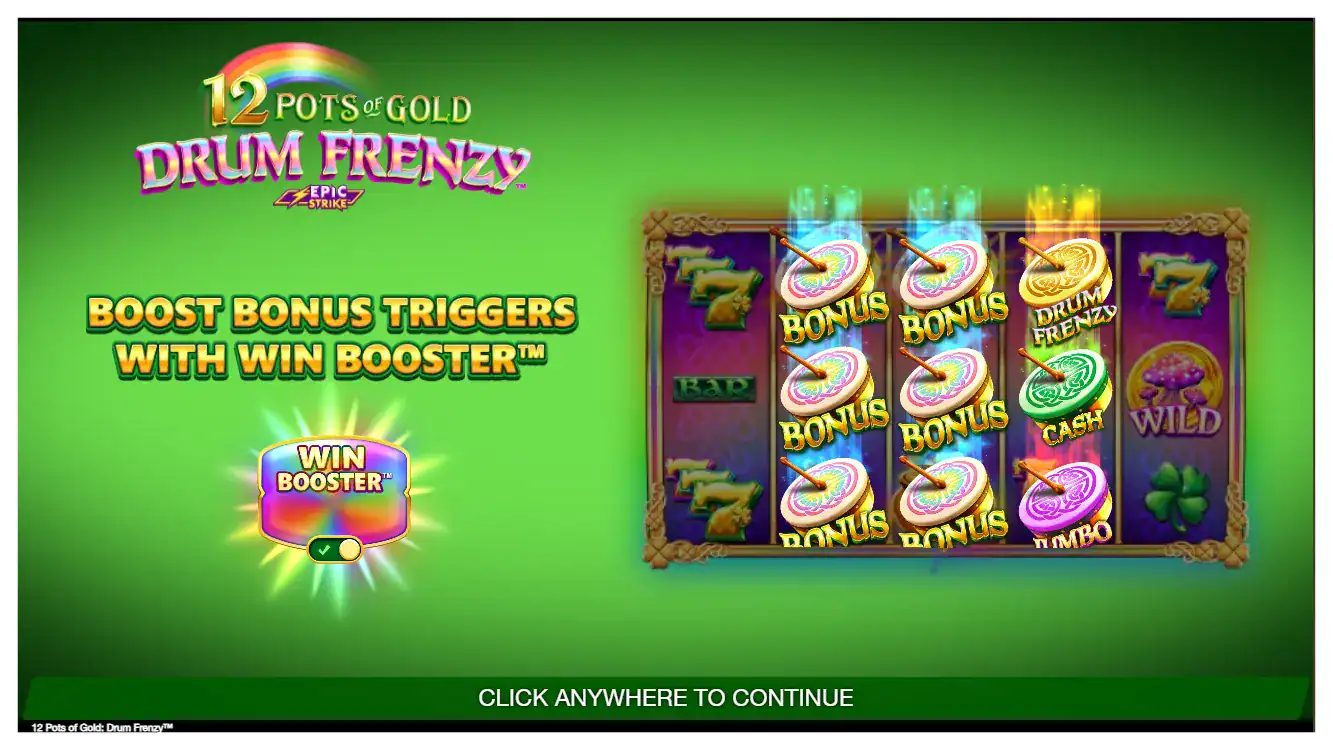 12 Pots of Gold Drum Frenzy s2.