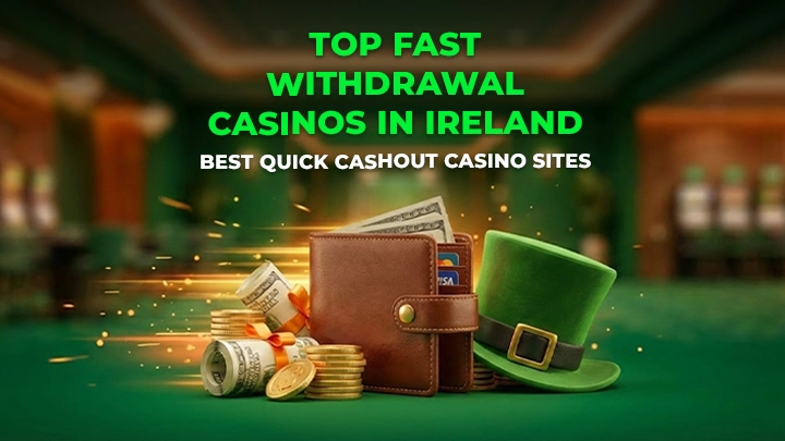 Top fast withdrawal casinos in Irelan - Best quick cashout casino sites