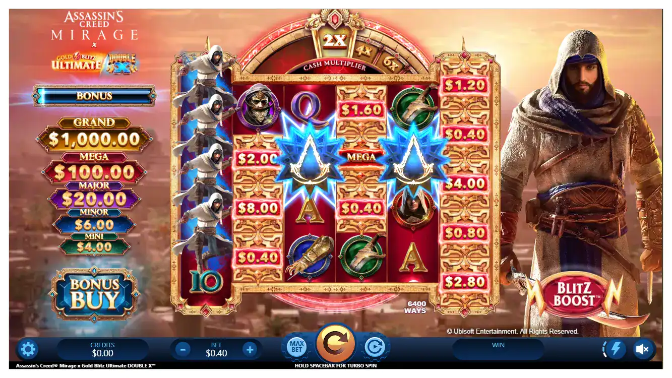 Assassin’s Creed Mirage x Gold Blitz Ultimate DOUBLE X s1 Assassin’s Creed Mirage x Gold Blitz Ultimate DOUBLE X s1