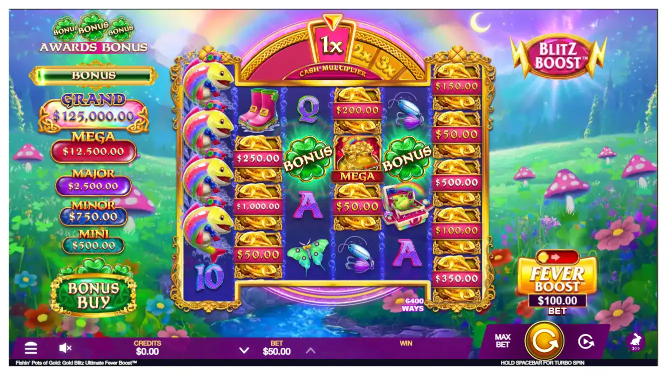 Fishin' Pots of Gold Gold Blitz Ultimate Fever Boost s1